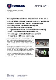 Scania press release