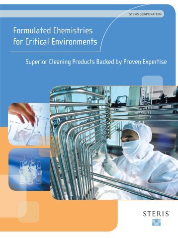 Formulated Chemistries for Critical Environments - Scantago