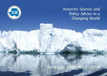 Strategic Plan 2011-2016 - Scientific Committee on Antarctic Research