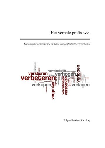 Het verbale prefix ver-