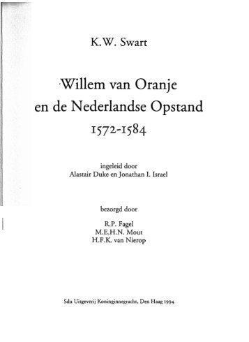 Willem van Oranje en de Nederlandse Opstand