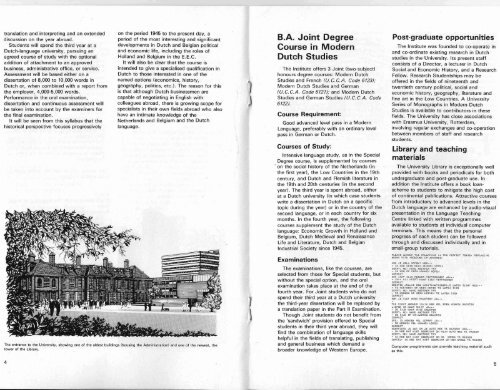 The University of Hull Institute of Modern Dutch Studies Entry 1982