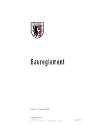 Baureglement - Hundwil