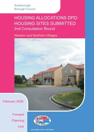 housing sites submitted - Scarborough Borough Council
