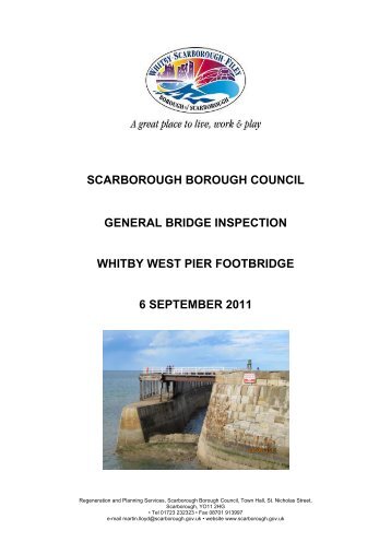 General bridge inspection report - Scarborough Borough Council