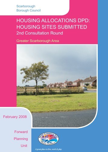 housing sites submitted - Scarborough Borough Council