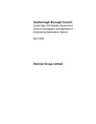 SBC Report 240, Cayton Bay Cliff Stability - Scarborough Borough ...