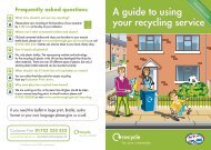 A guide to using your recycling service - Scarborough Borough ...