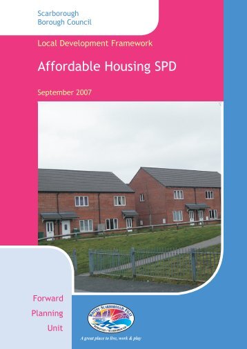 Affordable Housing SPG Documents - Scarborough Borough Council