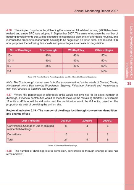 Annual Monitoring Report 2007(6.6MB) - Scarborough Borough ...