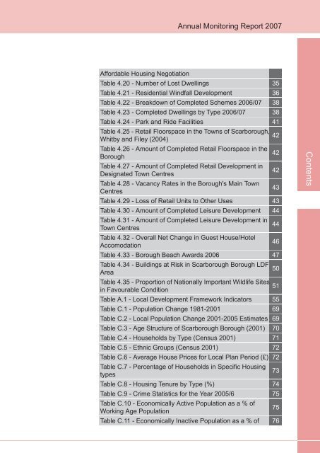 Annual Monitoring Report 2007(6.6MB) - Scarborough Borough ...