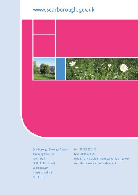 Annual Monitoring Report 2007(6.6MB) - Scarborough Borough ...