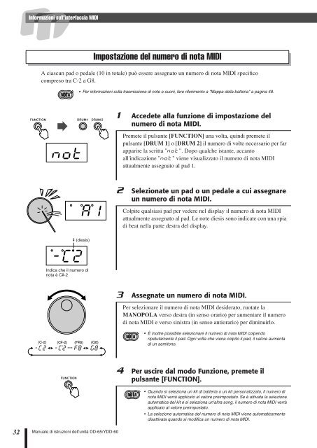 DD-65/YDD-60 Manuale di istruzioni