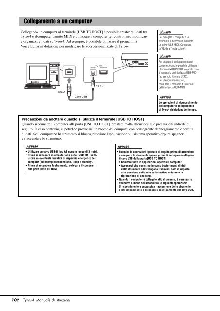 Manuale Tyros 4 Italiano - Yamaha