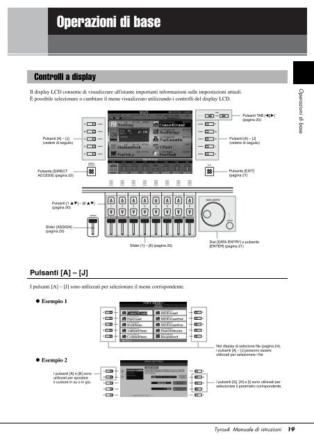 Manuale Tyros 4 Italiano - Yamaha