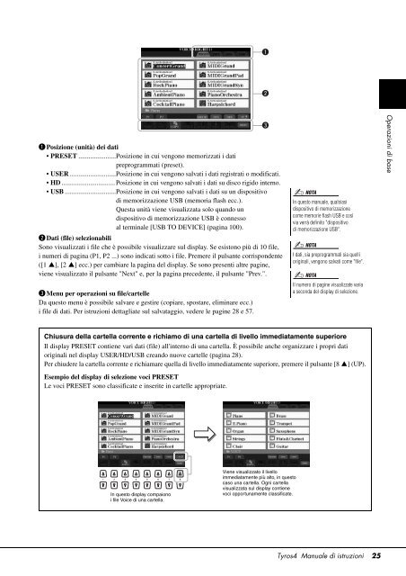 Manuale Tyros 4 Italiano - Yamaha