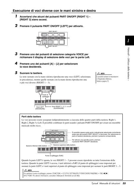 Manuale Tyros 4 Italiano - Yamaha