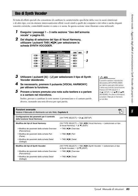 Manuale Tyros 4 Italiano - Yamaha