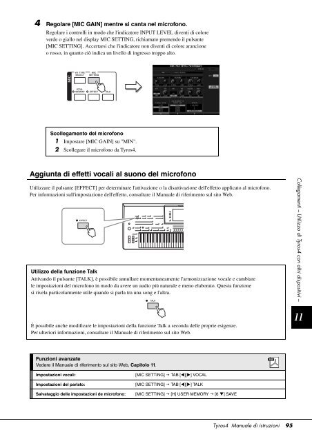 Manuale Tyros 4 Italiano - Yamaha