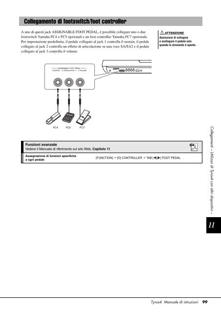 Manuale Tyros 4 Italiano - Yamaha