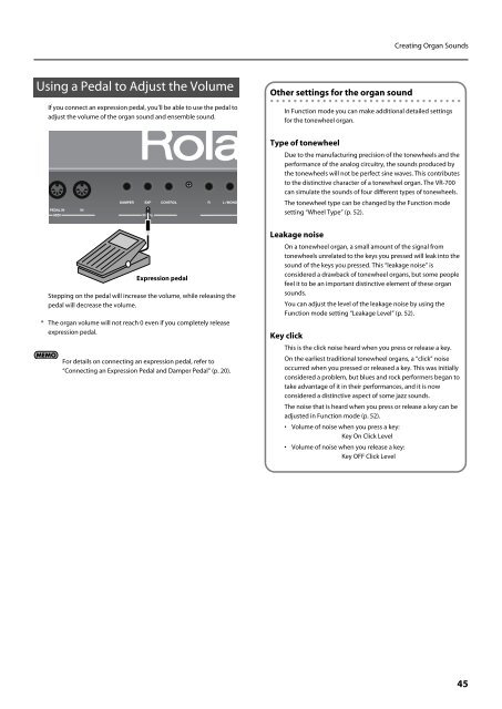 Owners Manual - Roland