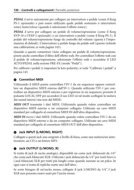 KORG SV-1 1.0 User GUIDE (EFGI1) - Scavino