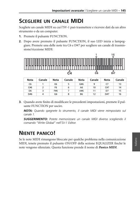 KORG SV-1 1.0 User GUIDE (EFGI1) - Scavino