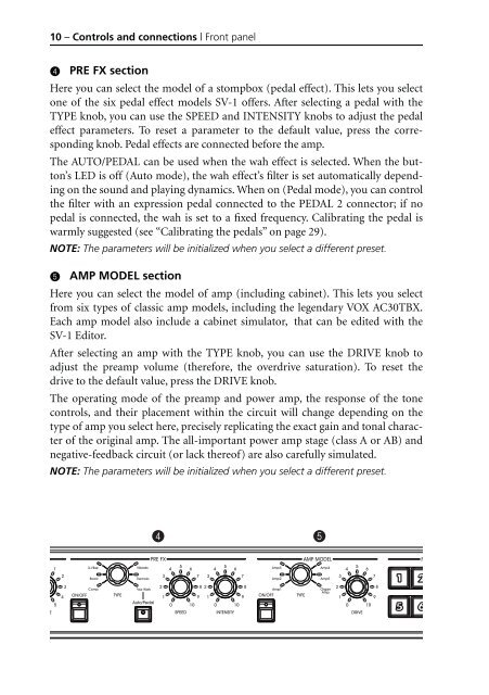 KORG SV-1 1.0 User GUIDE (EFGI1) - Scavino