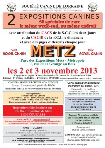 Metz2013 quadri.indd - Société Centrale Canine