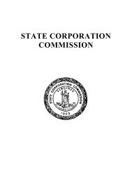 2011 Annual Report - Virginia State Corporation Commission ...