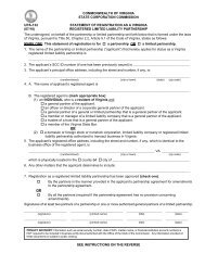 Form UPA-132 - Virginia State Corporation Commission ...