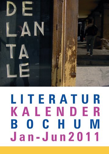 LITERATUR KALENDER B O C H U M Jan-Jun2011 - Bogestra