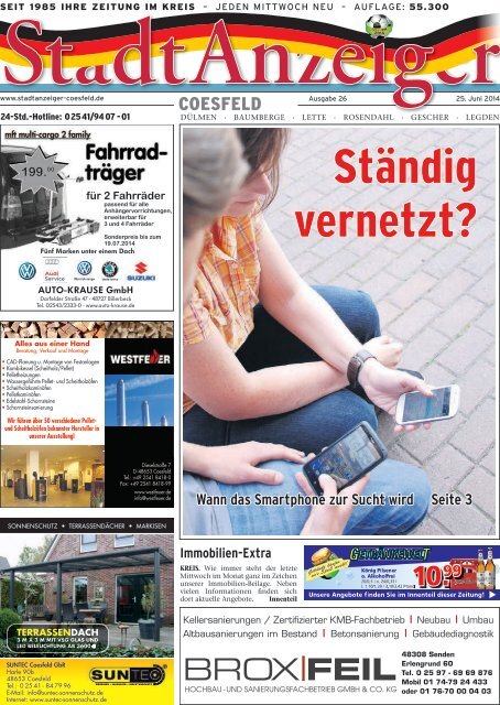 StadtAnzeiger Coesfeld kw26