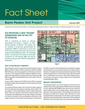 Fact Sheet - Southern California Edison