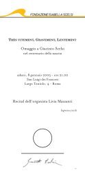 Programma Concerto 8 gen.qxd - Fondazione Isabella Scelsi