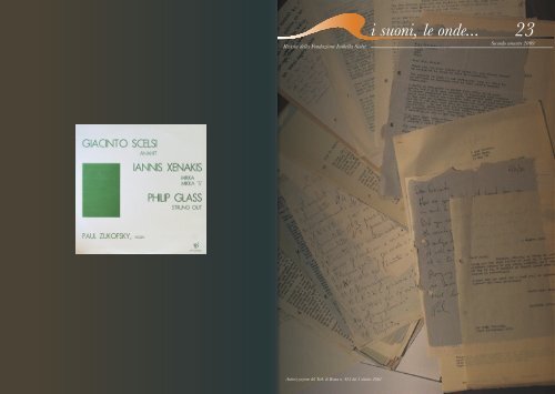 i suoni, le onde 23A:Layout 2 - Fondazione Isabella Scelsi