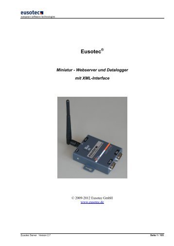 Webserver - Eusotec GmbH