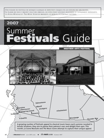 Festivals Guide - La Scena Musicale