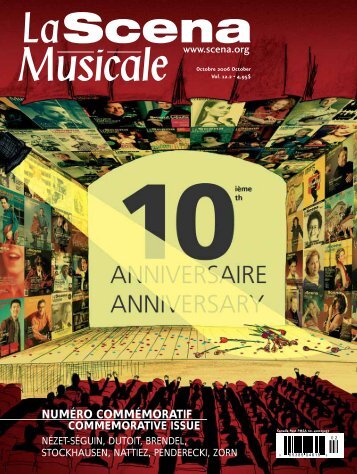 Adobe Acrobat PDF complet (6 Meg) - La Scena Musicale