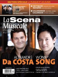The Music Scene Summer 2006 Issue La Scena Musicale