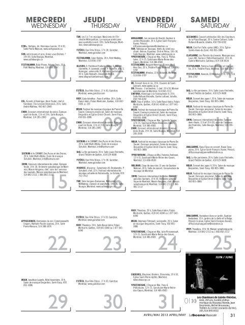 Adobe Acrobat PDF complet (14 MB) - La Scena Musicale