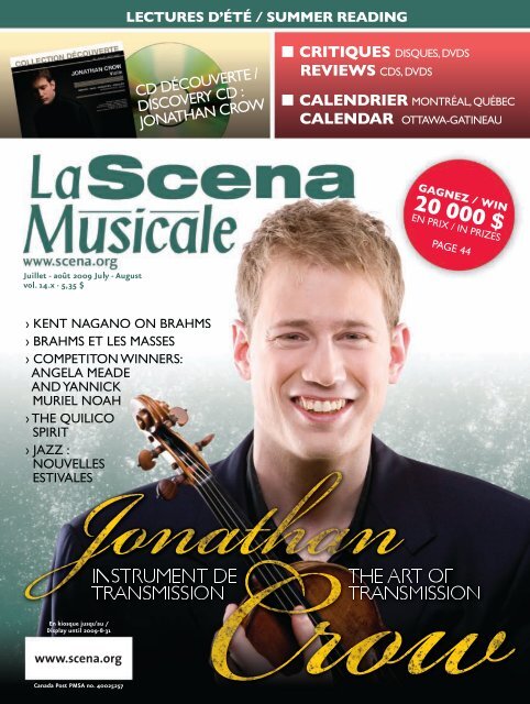 Download the PDF file La Scena Musicale