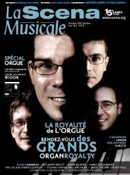 Octobre 2010 - La Scena Musicale