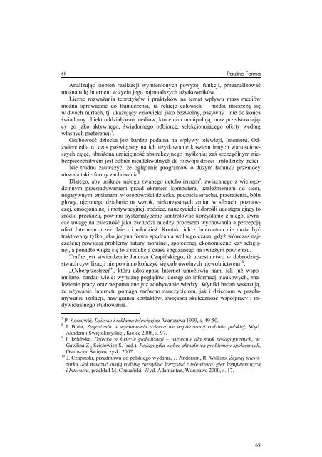 Znaczenie Internetu dla rozwoju dzieci i mÅ‚odzieÅ¼y - Sceno ...