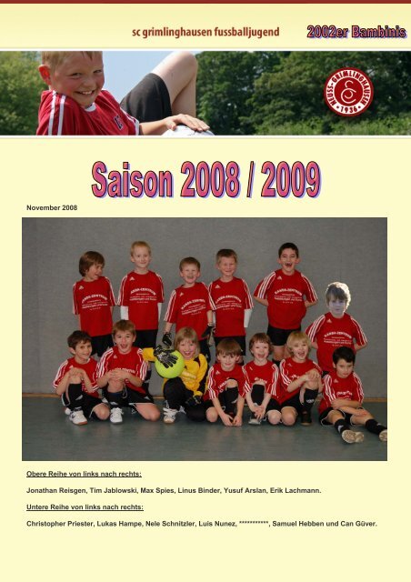 2002er Geschichte - SC Grimlinghausen