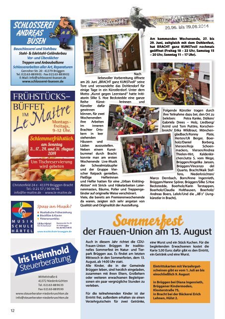 Stadtjournal Brüggen Juni 2014