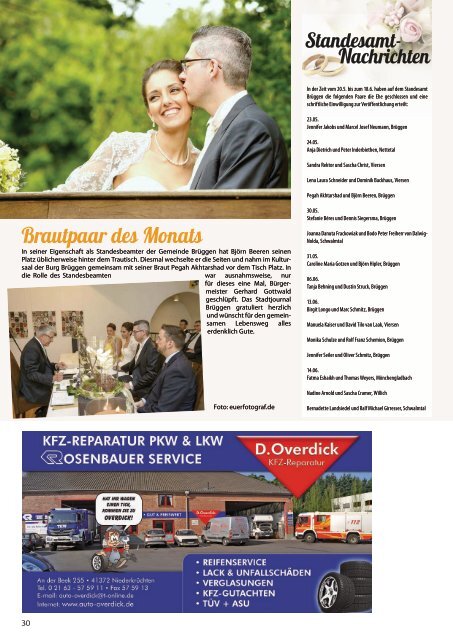 Stadtjournal Brüggen Juni 2014