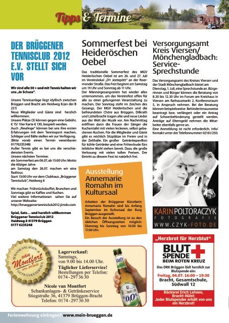 Stadtjournal Brüggen Juni 2014