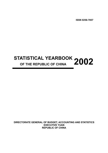Statistical Yearbook of ROC - Dorothee Schaab-Hanke