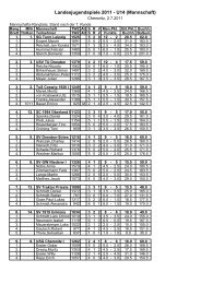 Mannschaft u14 - Schach in Coswig